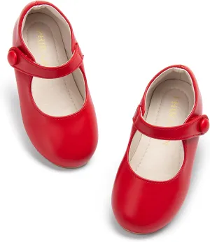 Toddler Flower Girl Dress Shoes - Little Girl Mary Janes for Wedding Party