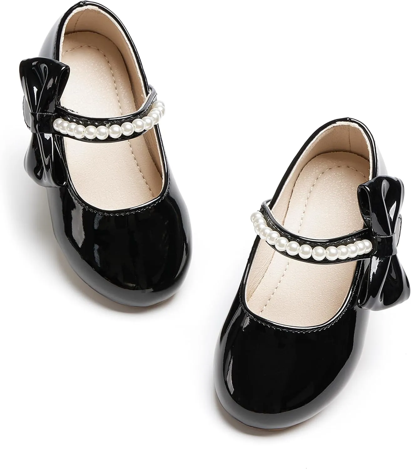Toddler Flower Girl Dress Shoes - Little Girl Mary Janes for Wedding Party