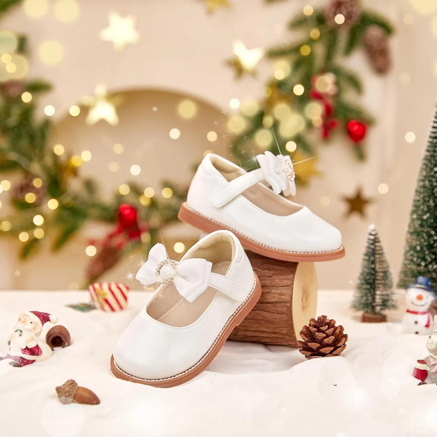 Toddler Girl Mary Jane Dress Oxford Shoes-Little Girl School Uniform Shoes for Wedding Party