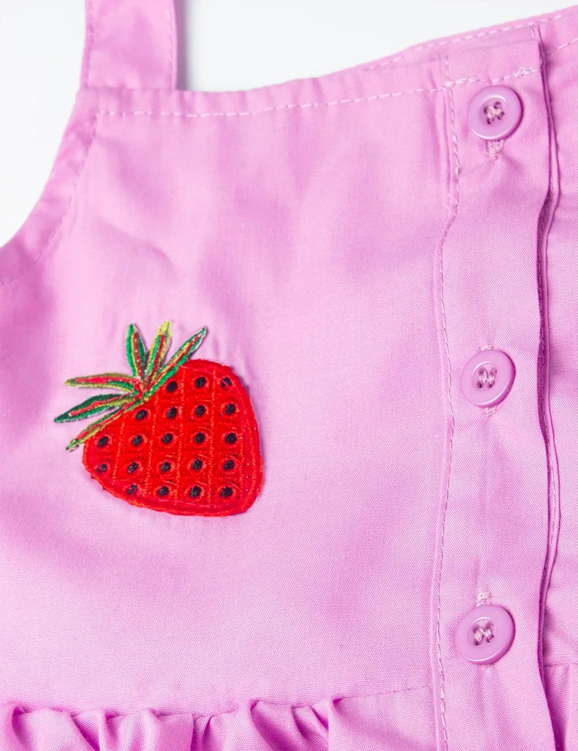 Toddler Girls Dresses Casual Back School Sleeveless Cross Straps Cutout Lined Elastic Waist Pattern Applique