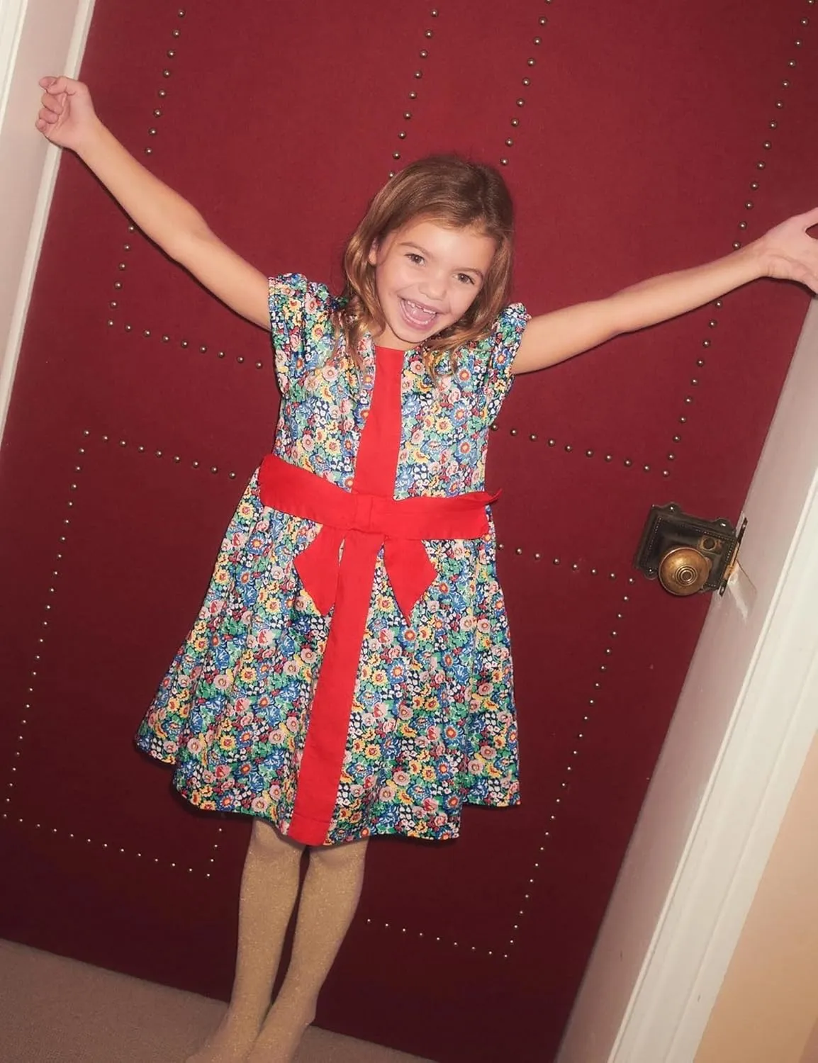 Toddler Girls Dresses Casual Back School Sleeveless Cross Straps Cutout Lined Elastic Waist Pattern Applique