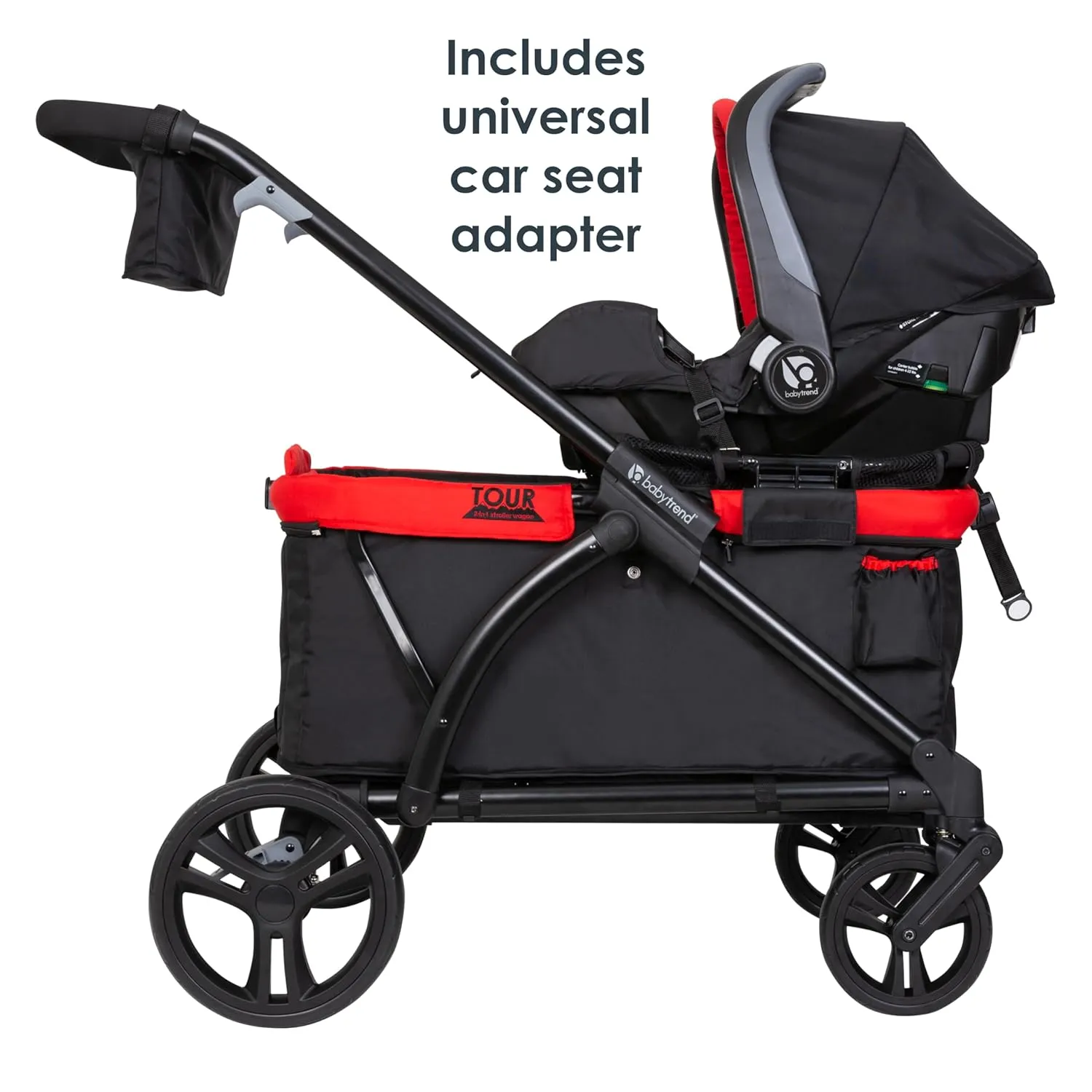 Tour 2-in-1 Stroller Wagon - Mars Red