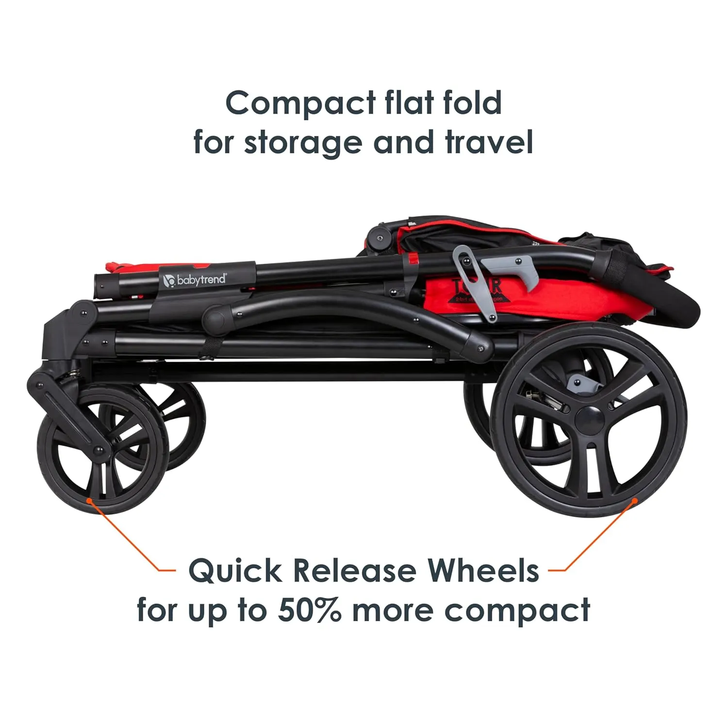 Tour 2-in-1 Stroller Wagon - Mars Red