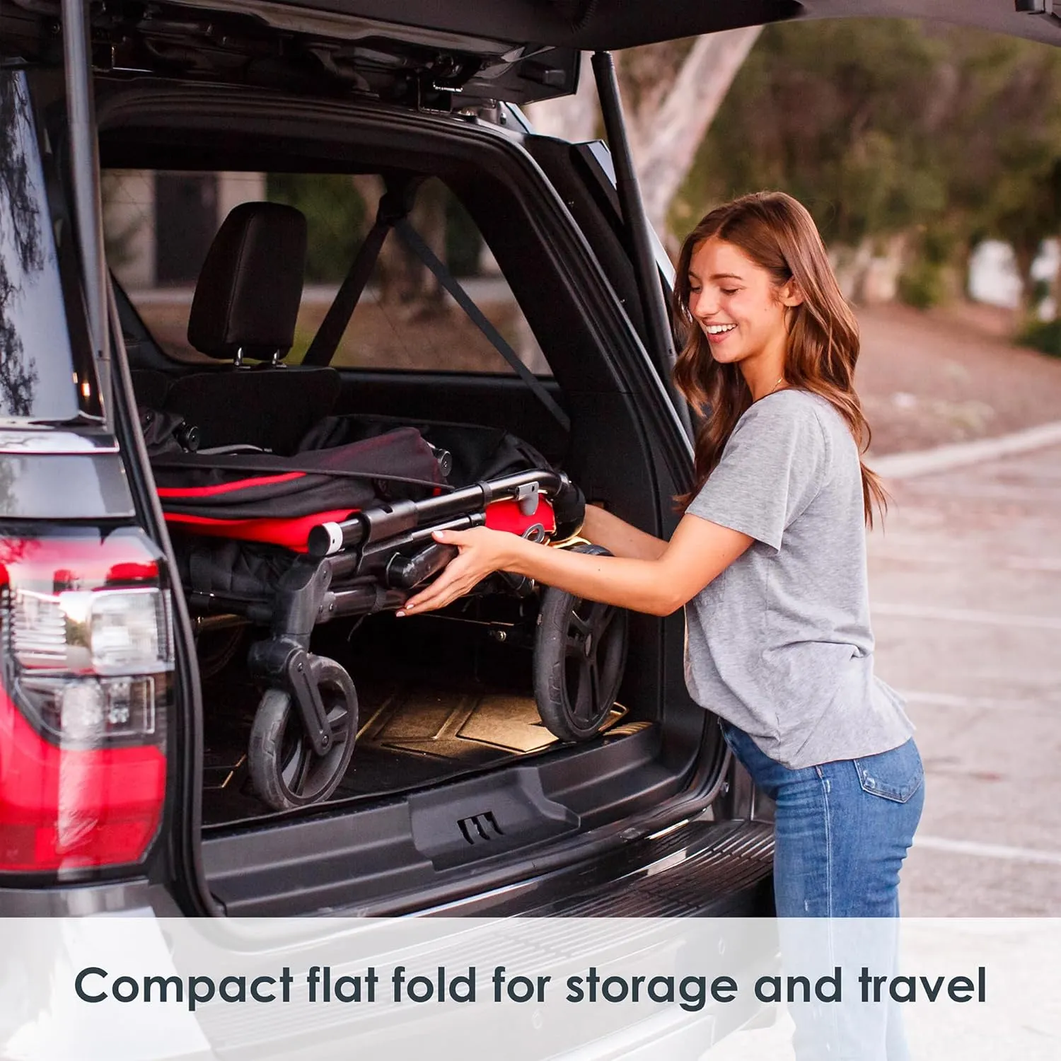 Tour 2-in-1 Stroller Wagon - Mars Red