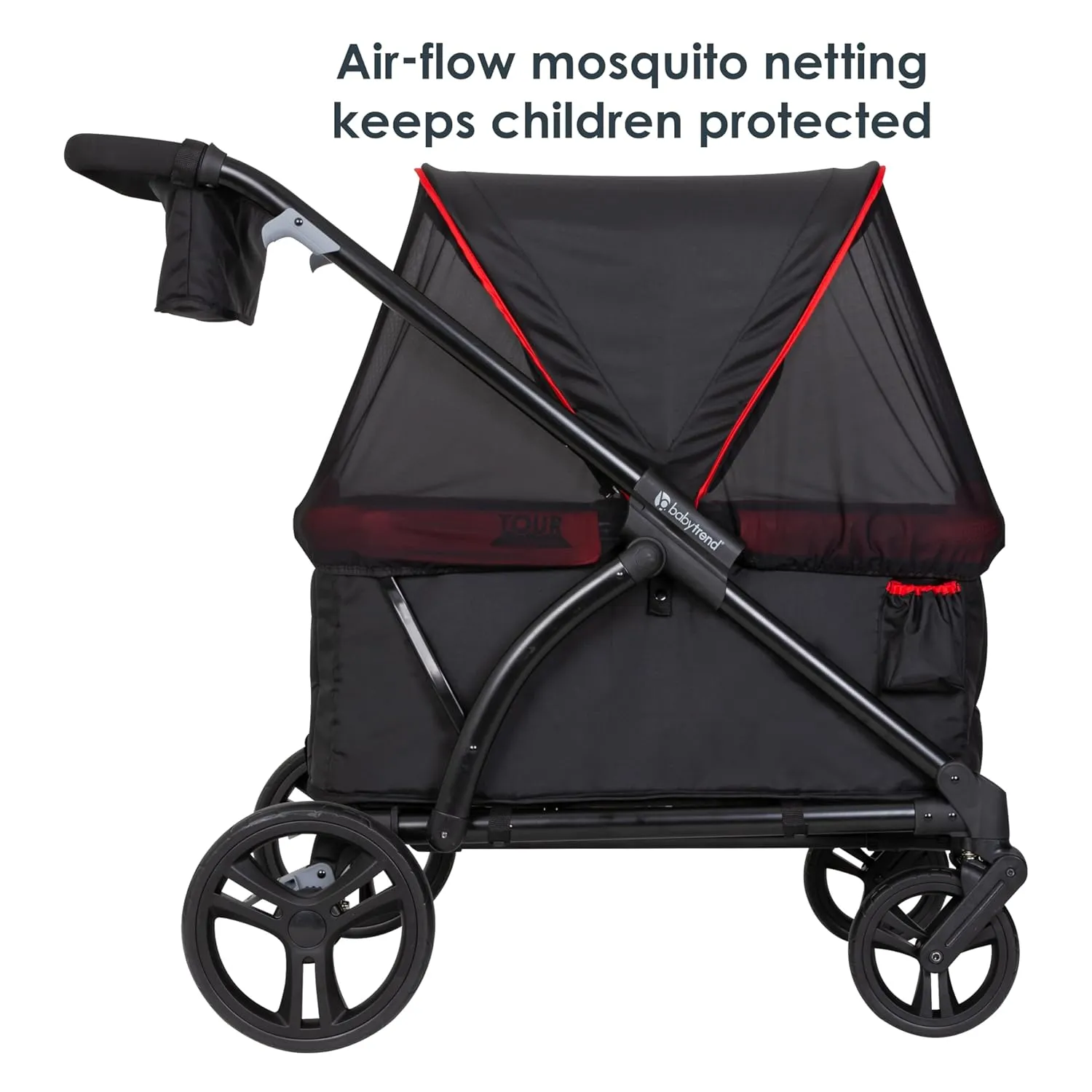 Tour 2-in-1 Stroller Wagon - Mars Red