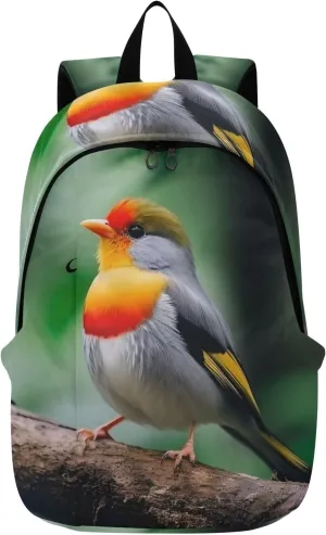 Travel Backpack for Men Laptop Bag Work Fashion Design Daypack Bird Sparrow 1 Large Lightweight Outdoor Casual