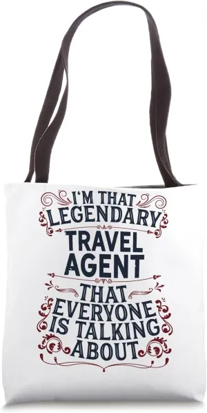 Travel Guide Traveling - Legendary Travel Agent Tote Bag