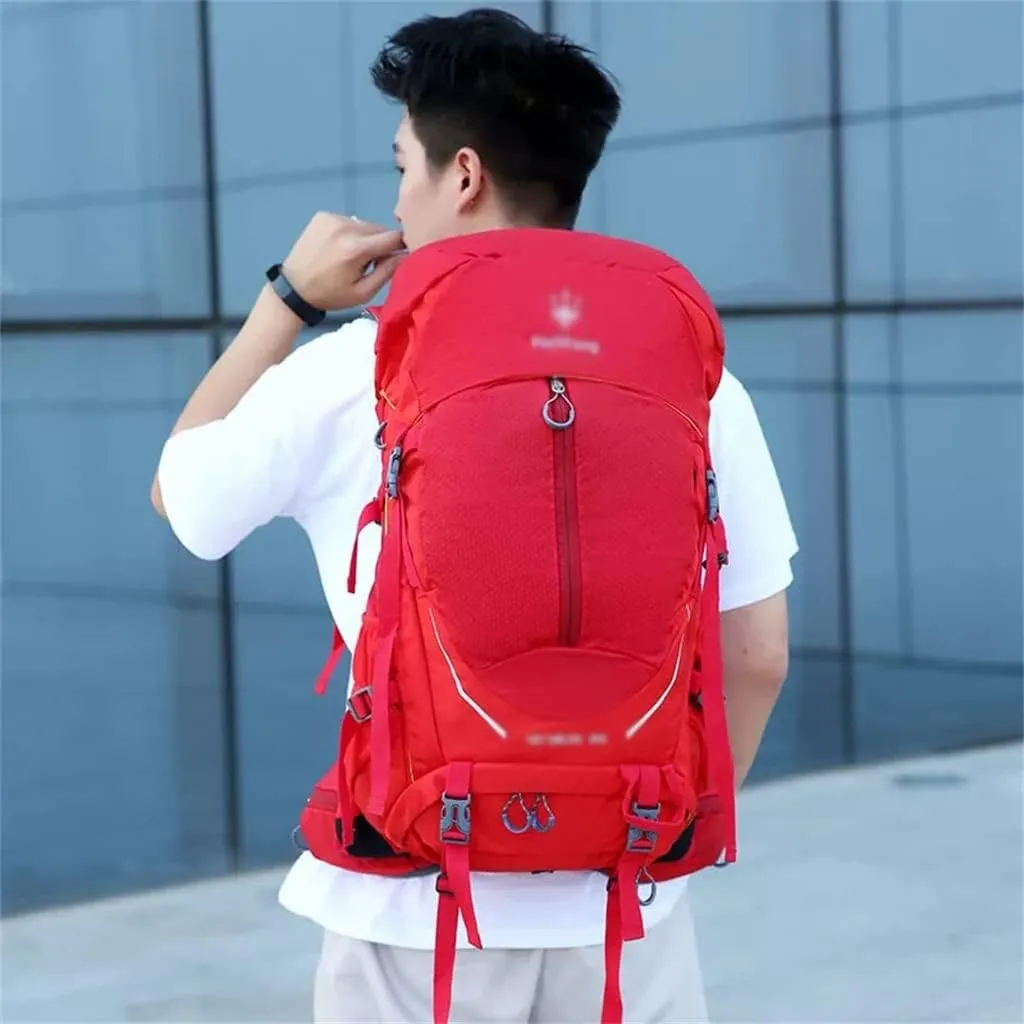 Travel Sports Backpack Camping Bag Multi Pocket Outdoor Bag 40L Hiking Backpack(C)