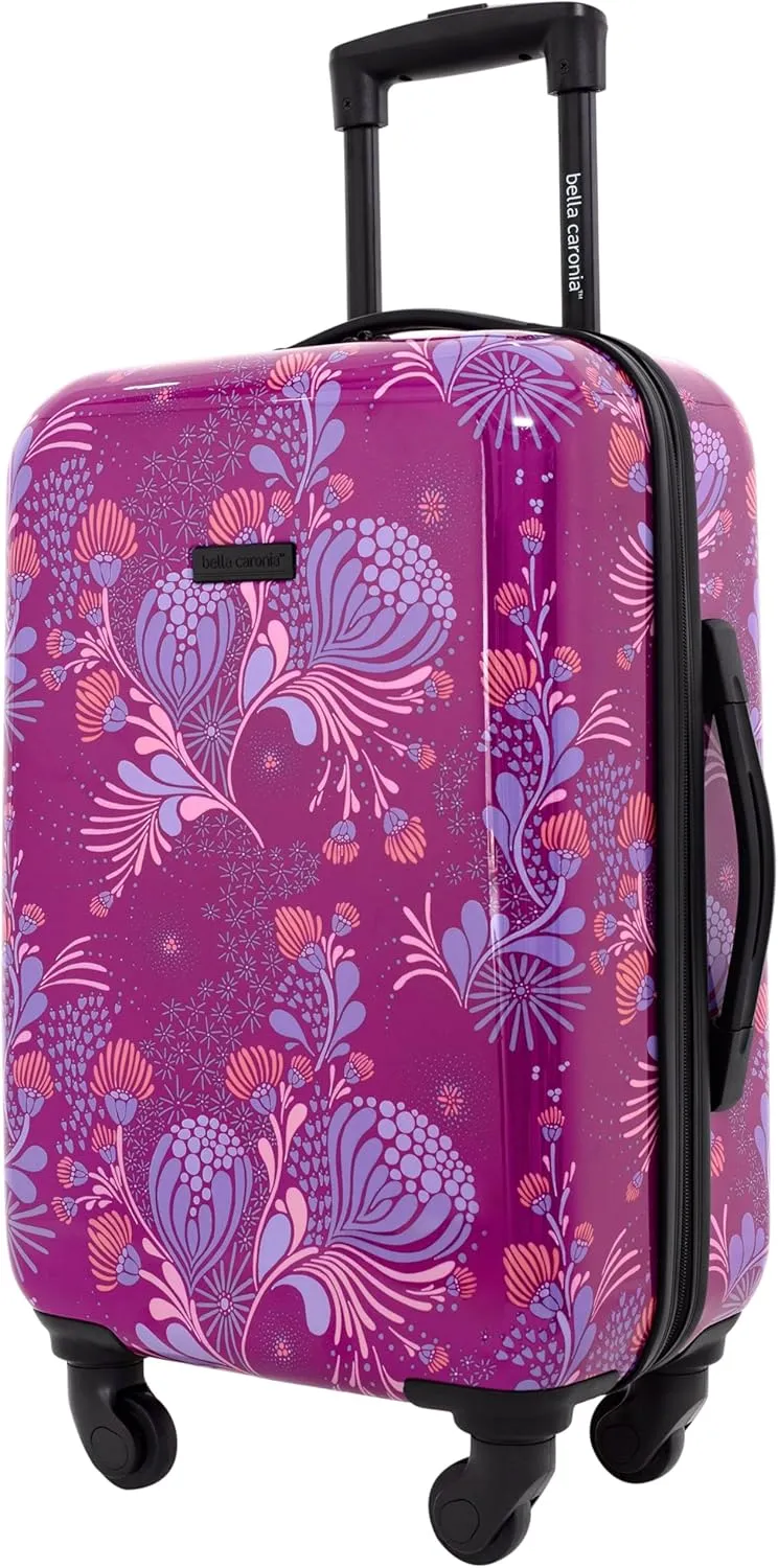Travelers Club Bella Caronia 3 Piece or 20" Carry-On Voguish Luggage Set, Style Flora
