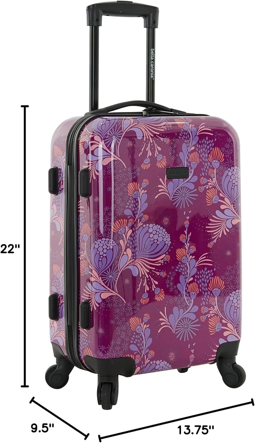 Travelers Club Bella Caronia 3 Piece or 20" Carry-On Voguish Luggage Set, Style Flora