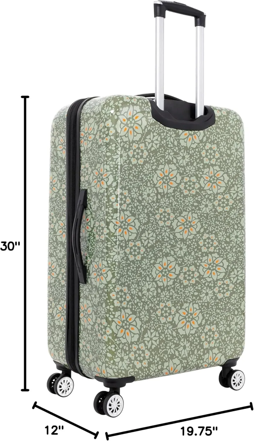 Travelers Club Bella Caronia Deluxe 20", 7 Luggage & Travel Accessories, Jamila, 3 Piece Set