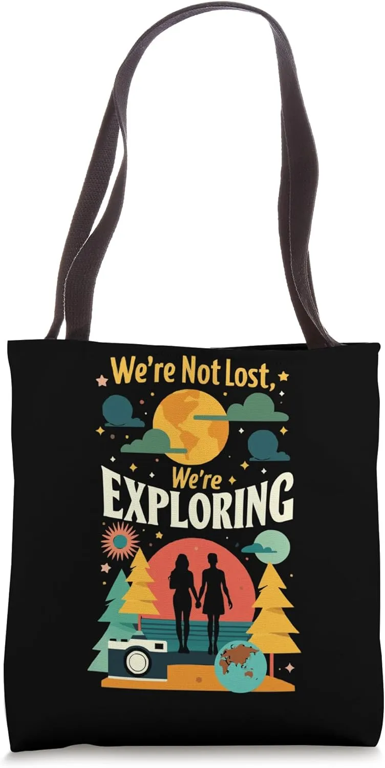 Traveling Travel Partner Vacationing Tourist Spot Tote Bag