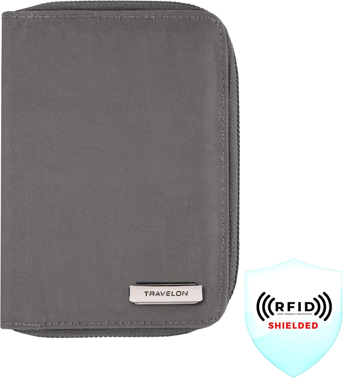 Travelon RFID Blocking Passport Zip Wallet