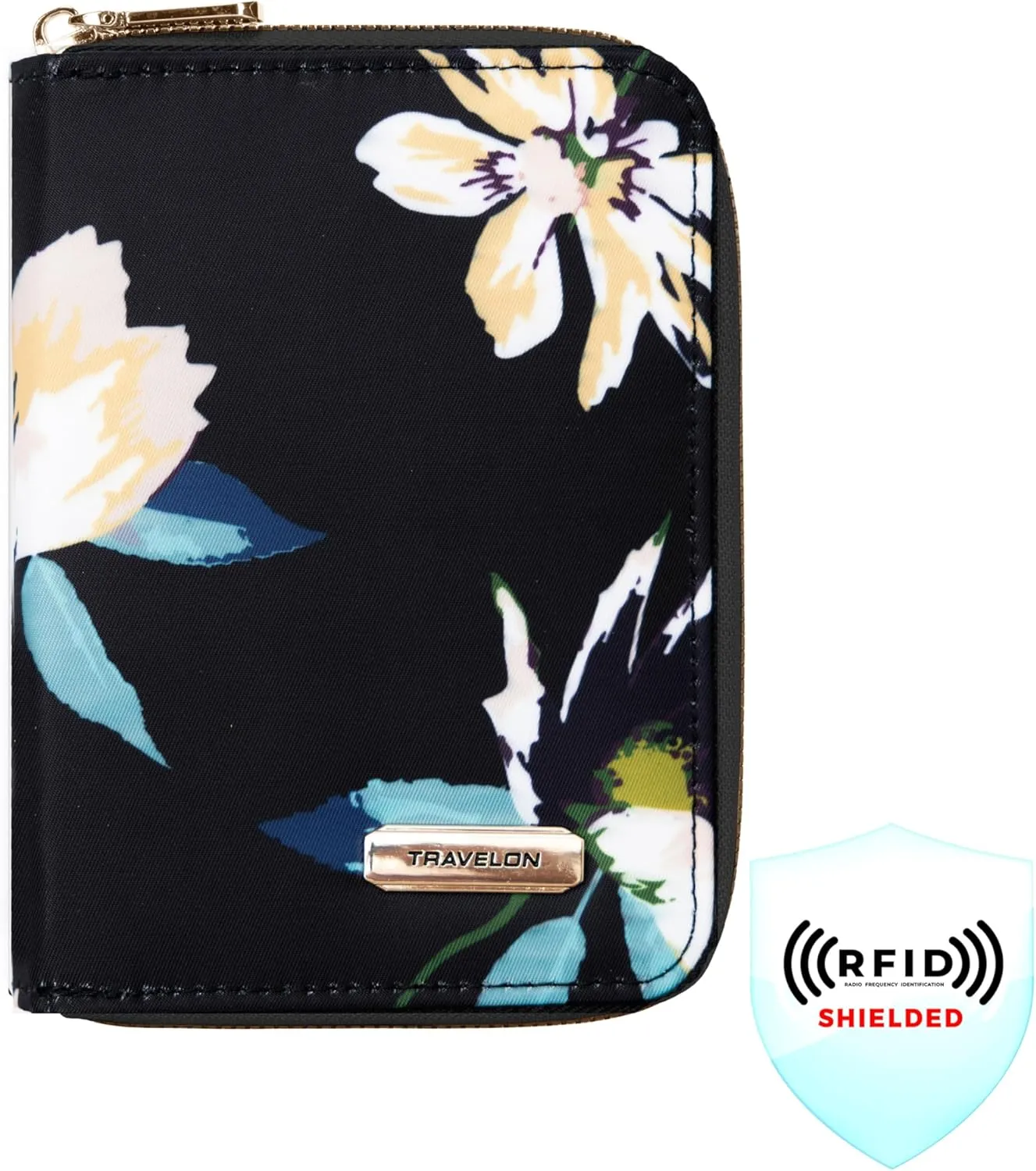 Travelon RFID Blocking Passport Zip Wallet