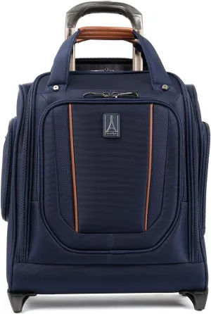 Travelpro Crew Versapack Softside Rolling Underseat Carry-on Bag, Men and Women, Patriot Blue, 16-Inch