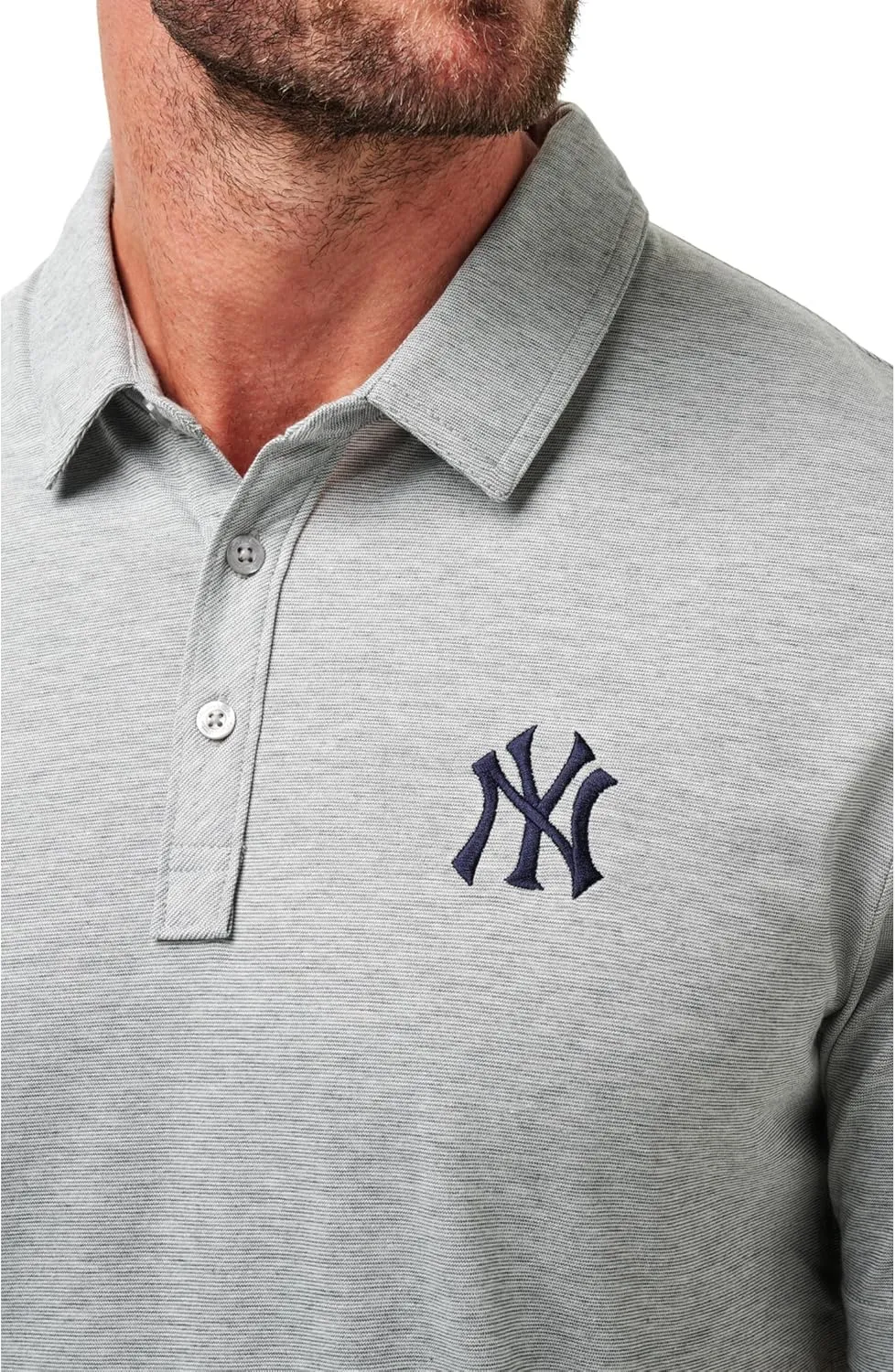 TravisMathew Men's New York Yankees The Zinna Polo