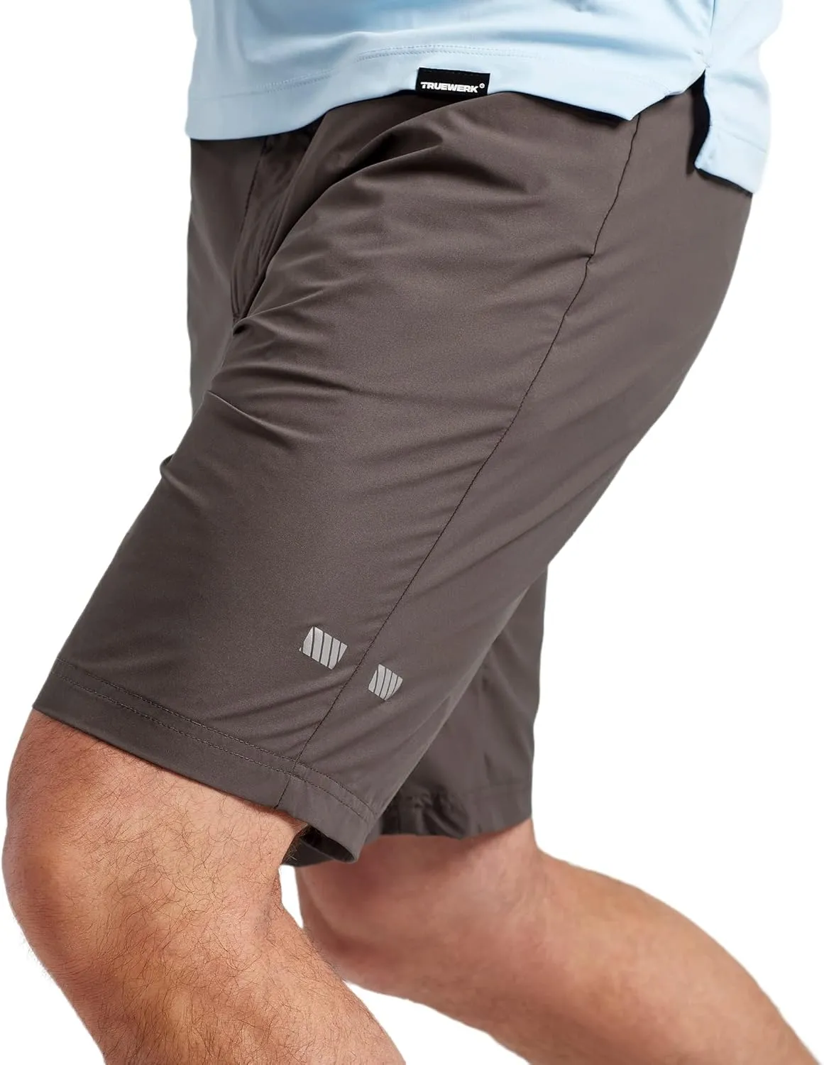 TRUEWERK Men's Workwear Cloud Shorts - Men's Workwear Shorts, Breathable, Moisture Wicking, Technical Work Utility Shorts