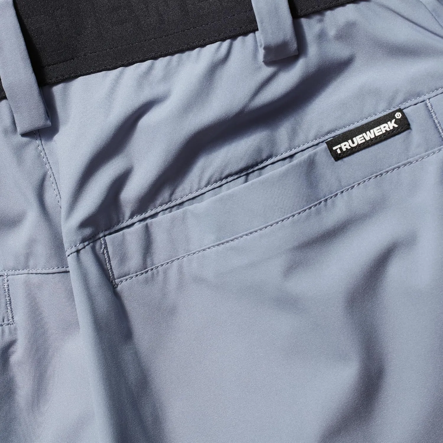 TRUEWERK Men's Workwear Cloud Shorts - Men's Workwear Shorts, Breathable, Moisture Wicking, Technical Work Utility Shorts