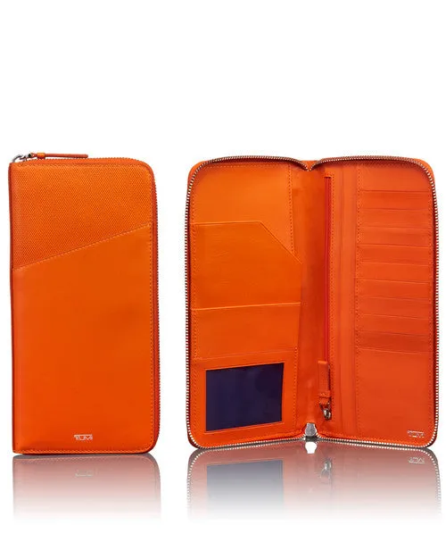 TUMI Prism Travel Leather Wallet