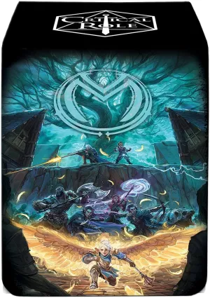 Ultra Pro - Critical Role Vox Machina Alcove Deck Box for 100 Standard Size Cards, Protect & Store Collectible Cards, Gaming Cards, Trading Cards In Full Leatherette Finish W/Magnetic Closure