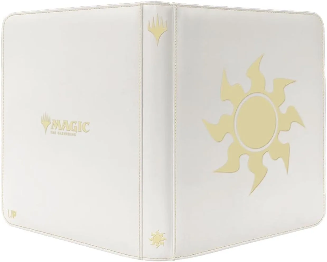 Ultra PRO - Mana 8 12-Pocket Zip PRO-Binder - Plains for Magic: The Gathering, Holds & Protects 480 Standard Sized Cards, Collector's Edition Durable Trading Secure Side-Loading Pocket Binder