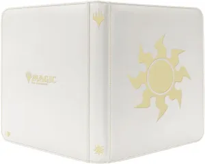Ultra PRO - Mana 8 12-Pocket Zip PRO-Binder - Plains for Magic: The Gathering, Holds & Protects 480 Standard Sized Cards, Collector's Edition Durable Trading Secure Side-Loading Pocket Binder