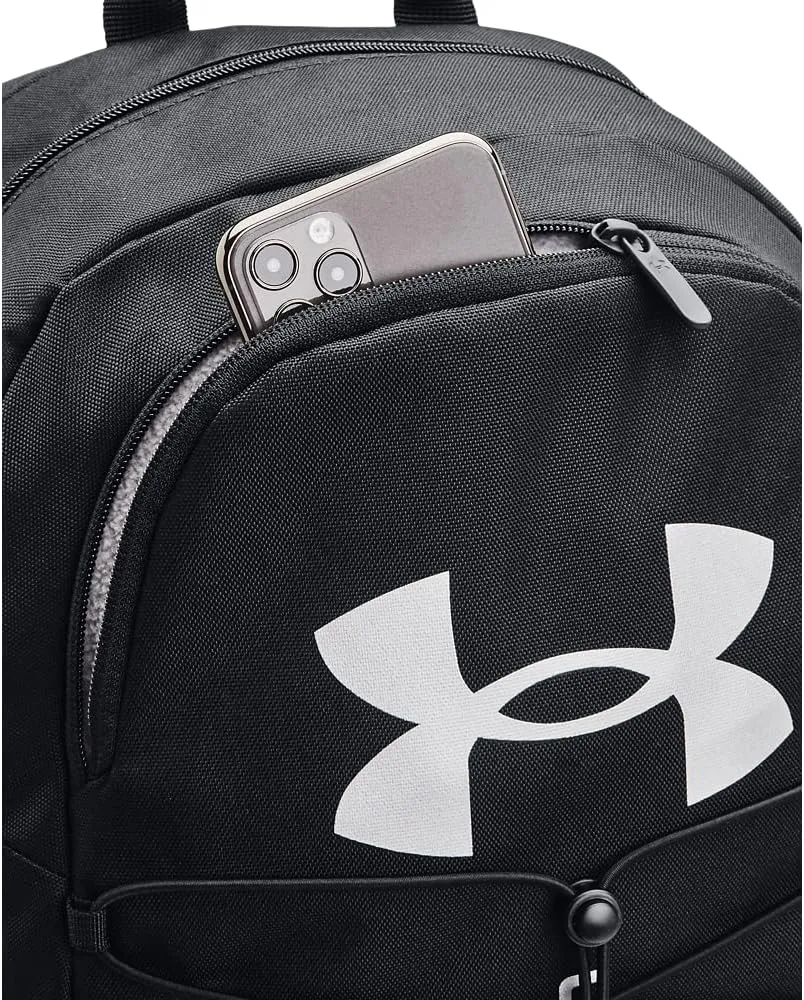 Under Armour Unisex-Adult Hustle Sport Backpack , Black (001)/Silver , One Size Fits All