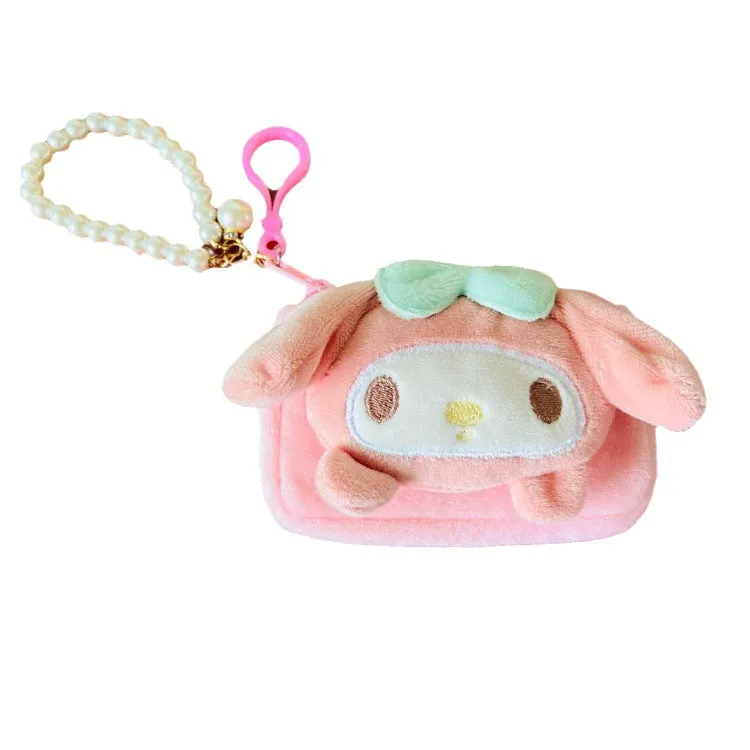 Unique Creative Cartoon Plush Pendant Certificate Purses