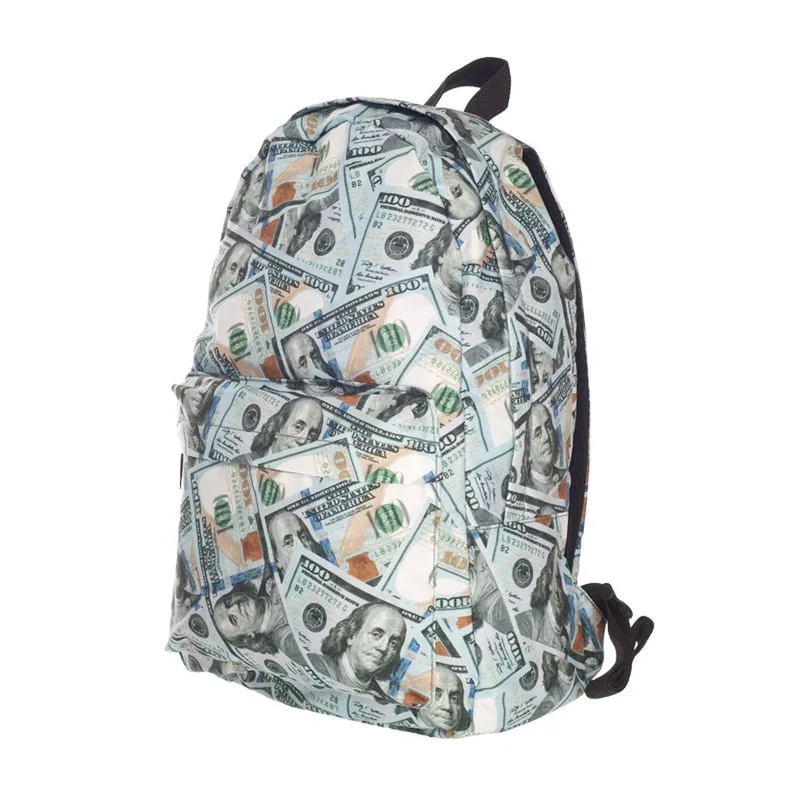 Unisex Printing Backpack