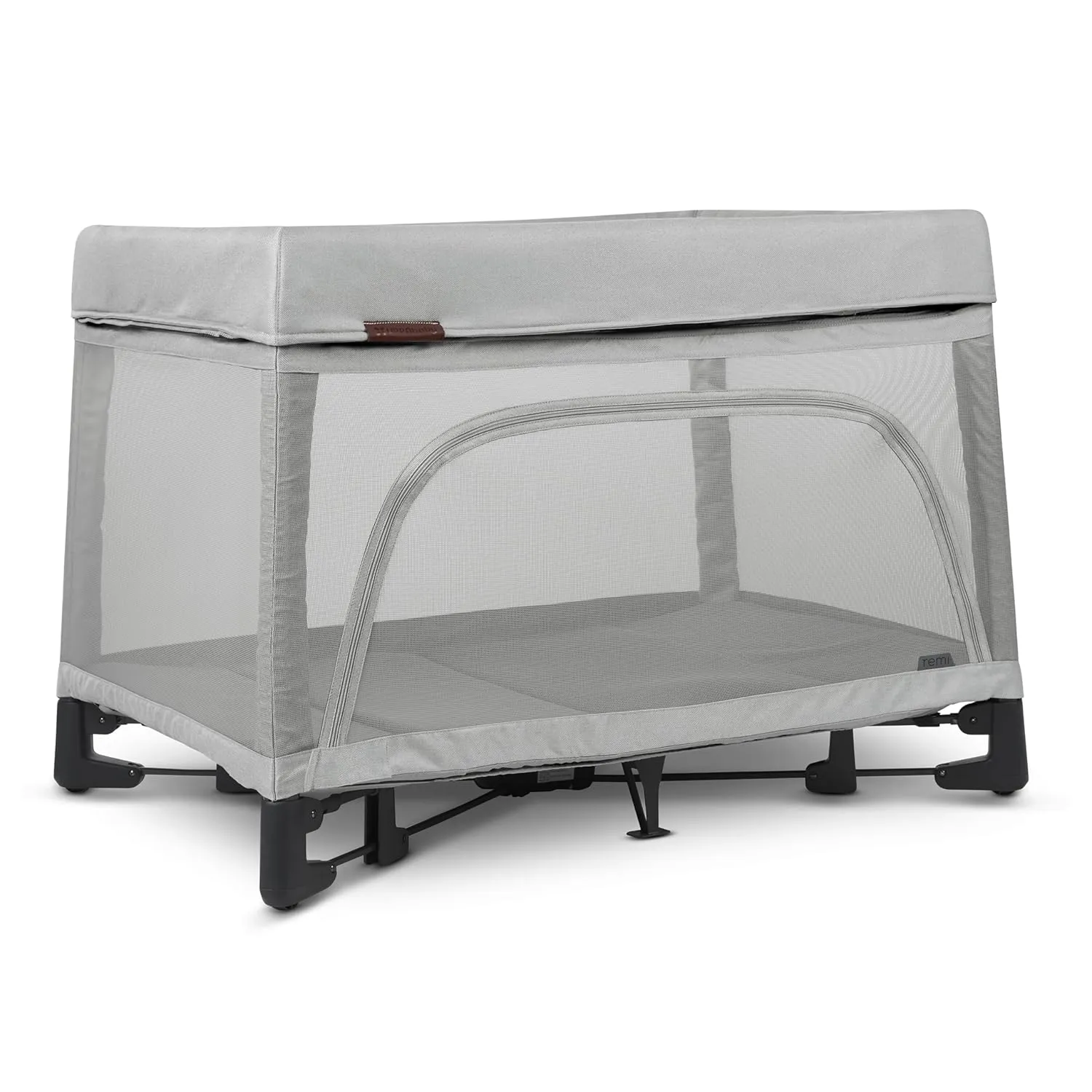 UPPAbaby Remi Playard | Deluxe 3-in-1 Portable Playard, Bedside Bassinet   Travel Crib| Mesh Bassinet, Mattress, Organic Cotton Mattress Cover   Storage Bag Included | Stella (Grey Brushed Mélange)