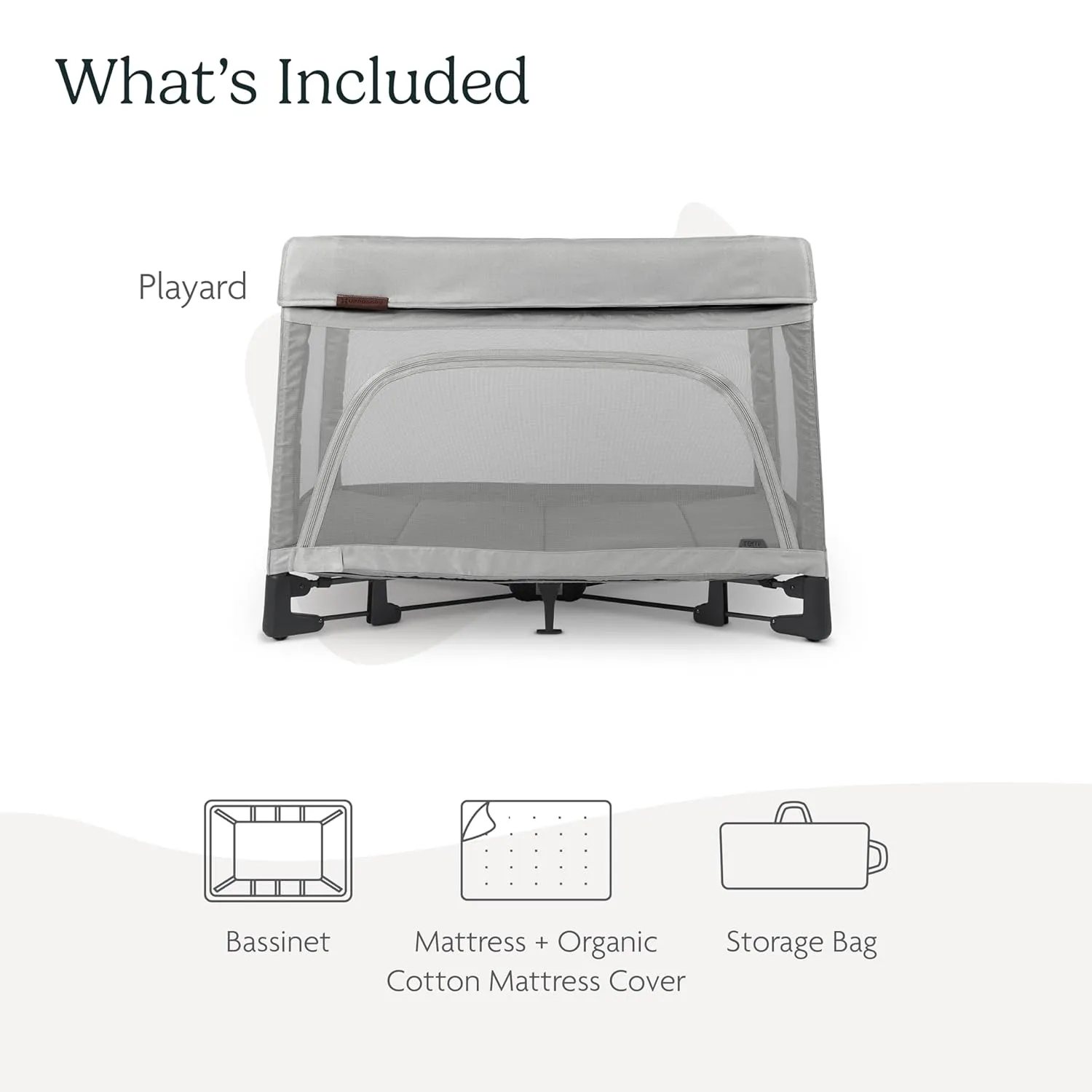 UPPAbaby Remi Playard | Deluxe 3-in-1 Portable Playard, Bedside Bassinet   Travel Crib| Mesh Bassinet, Mattress, Organic Cotton Mattress Cover   Storage Bag Included | Stella (Grey Brushed Mélange)