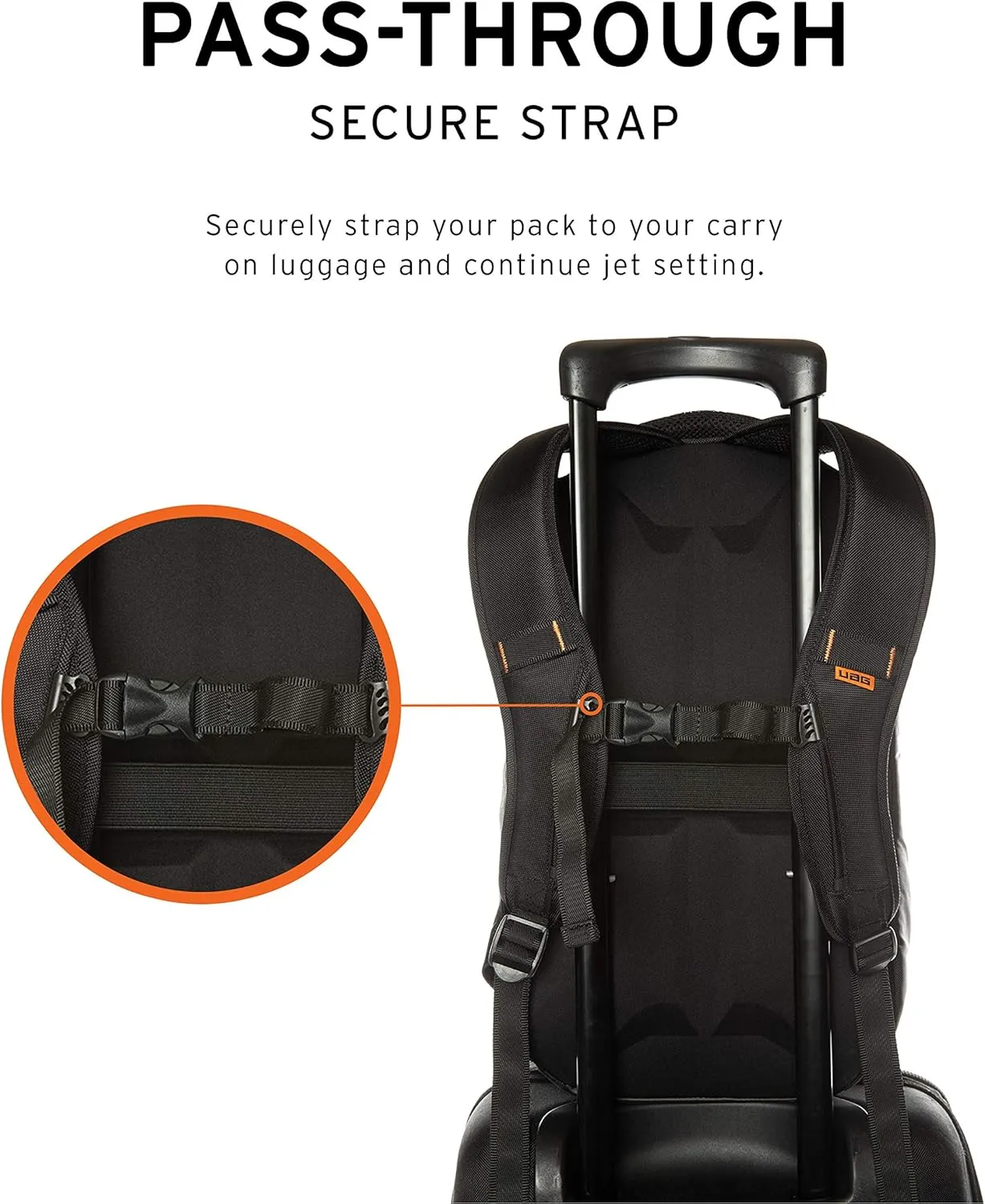 URBAN ARMOR GEAR UAG 18-Liter Backpack Lightweight Tough Weather Resistant Laptop Backpack, fits up to 13-inch, Standard Issue Orange