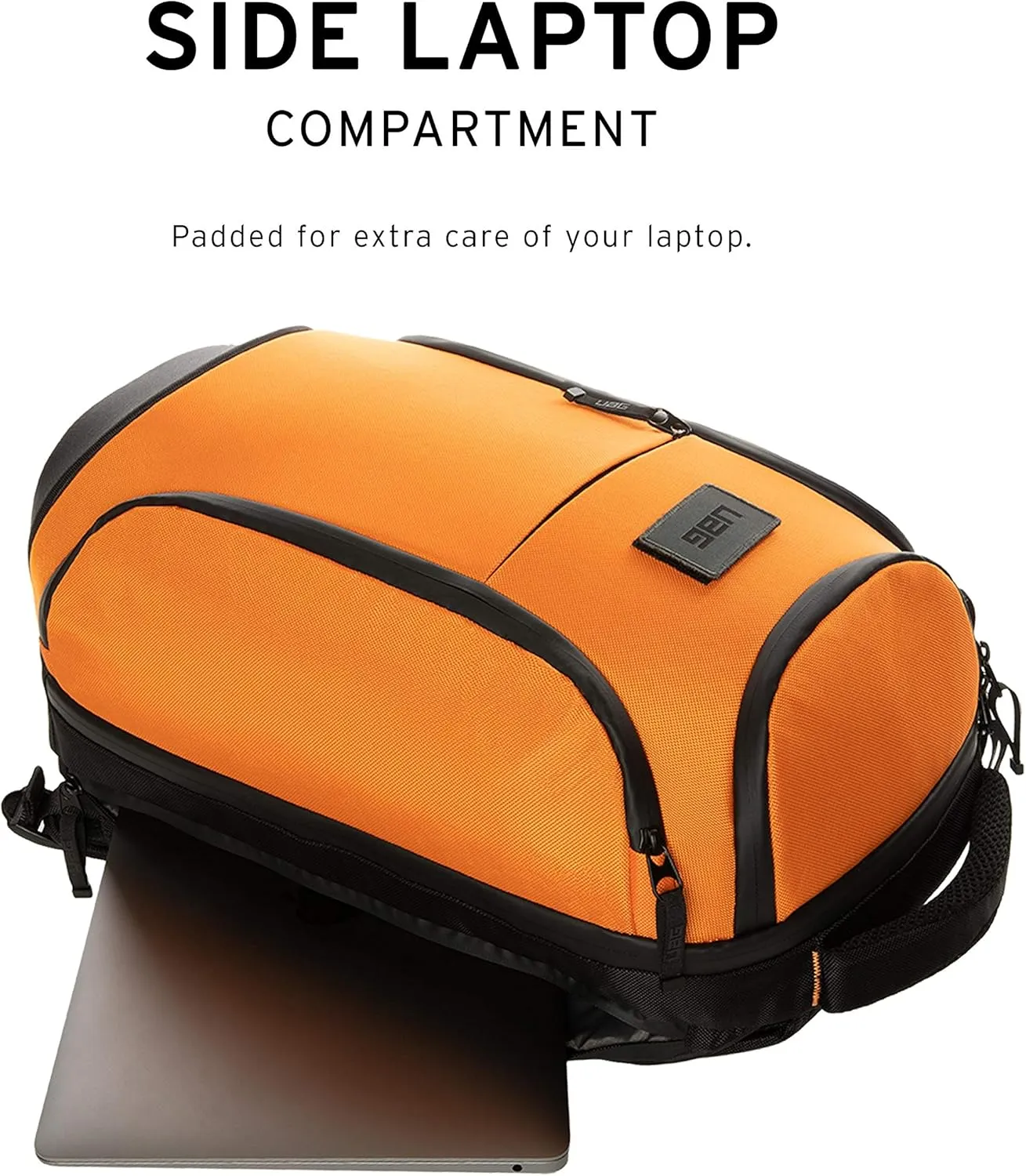 URBAN ARMOR GEAR UAG 18-Liter Backpack Lightweight Tough Weather Resistant Laptop Backpack, fits up to 13-inch, Standard Issue Orange