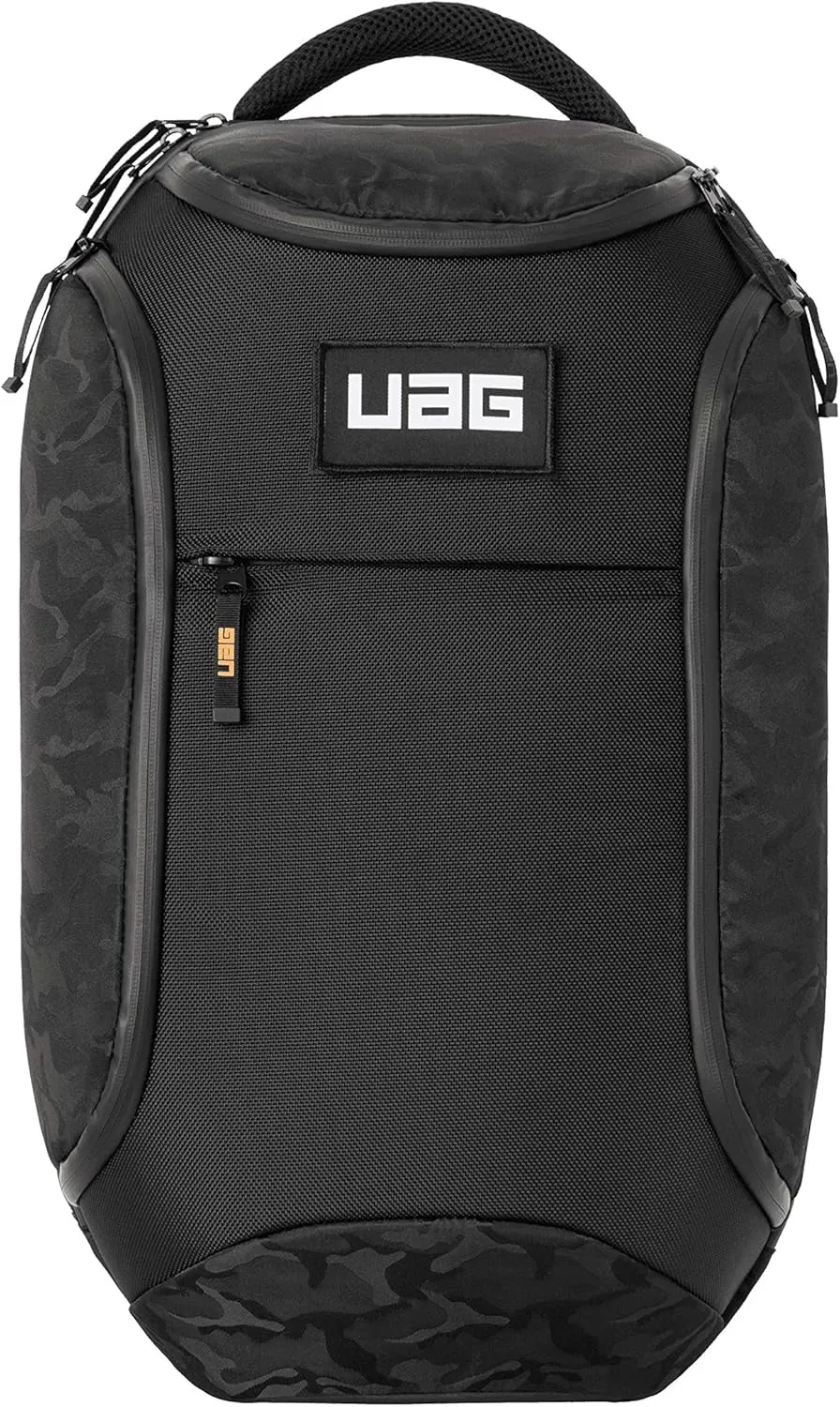 URBAN ARMOR GEAR UAG 24-Liter Backpack Lightweight Tough Weather Resistant Laptop Backpack, fits up to 16-inch, Standard Issue Black Midnight Camo