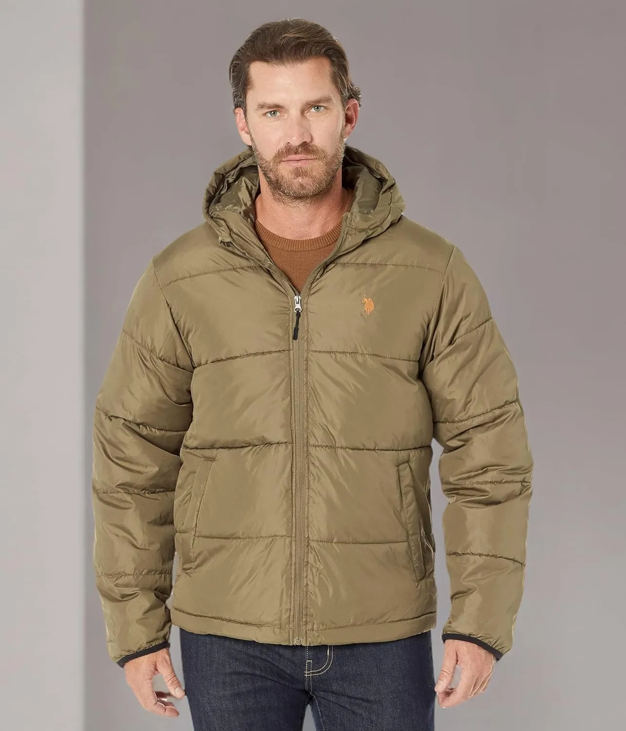U.S. Polo Assn. Rolled Padded Puffer