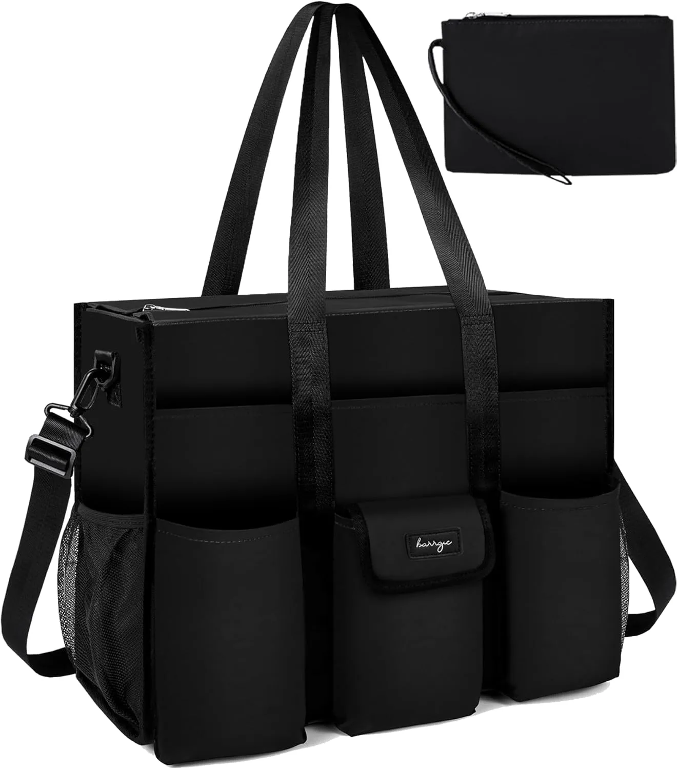 Utility Tote - Water Resistant with 19 Exterior/Interior Pockets - Large Women/Teacher/Work Bag