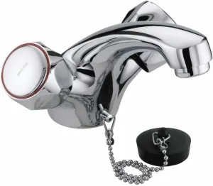 VAC BASNW C MT Club Mono Basin Mixer without Waste and Metal Heads - Chrome Plated