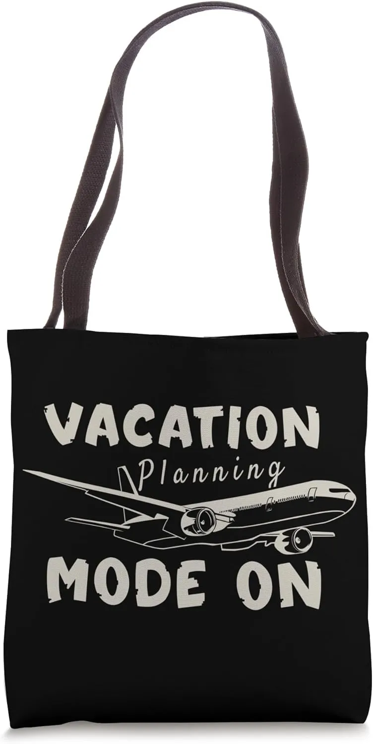 Vacation Plannning Mode On Travel Agent Tote Bag