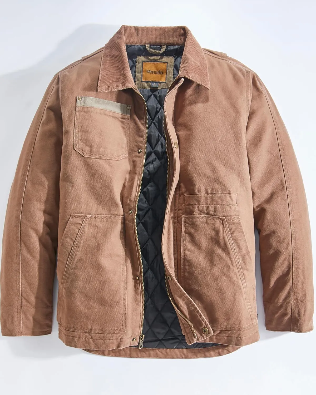 Venado Concealed Carry Jacket for Men - Heavy Duty Canvas - Conceal Carry Pockets