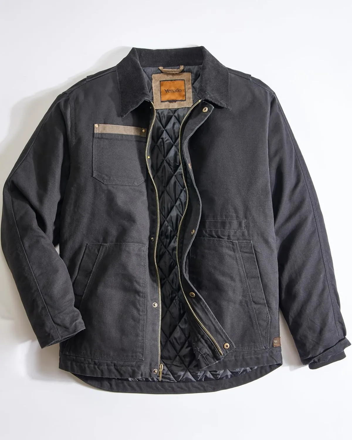 Venado Concealed Carry Jacket for Men - Heavy Duty Canvas - Conceal Carry Pockets