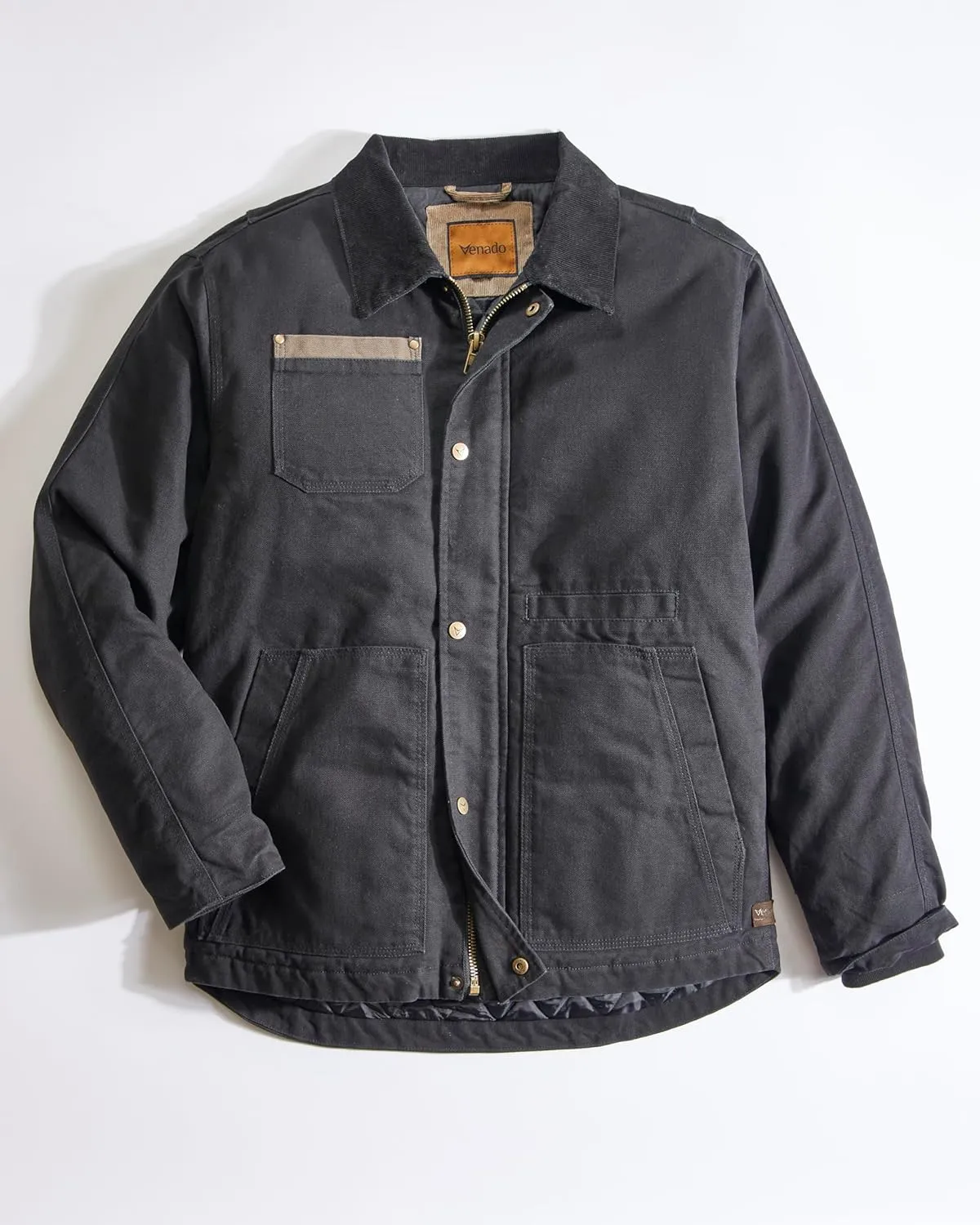 Venado Concealed Carry Jacket for Men - Heavy Duty Canvas - Conceal Carry Pockets