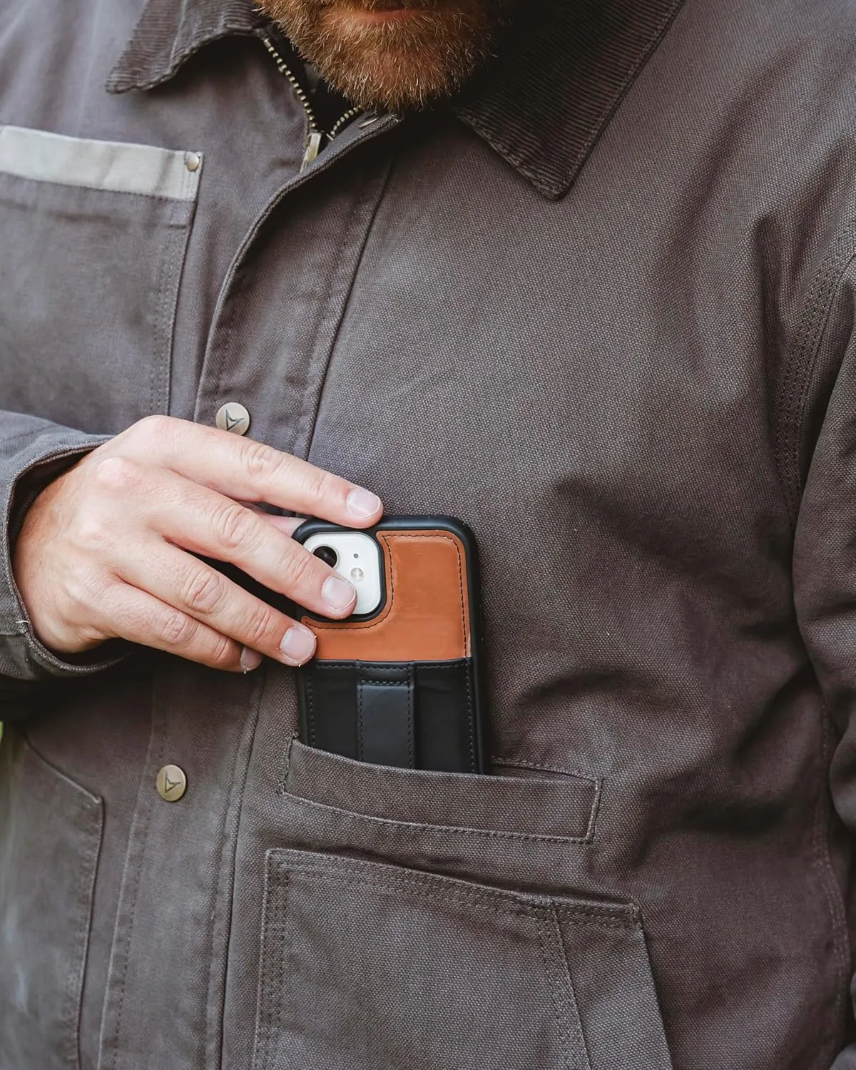 Venado Concealed Carry Jacket for Men - Heavy Duty Canvas - Conceal Carry Pockets