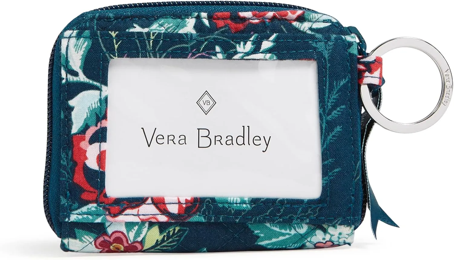 Vera Bradley Cotton Petite Zip-Around Wallet with RFID Protection