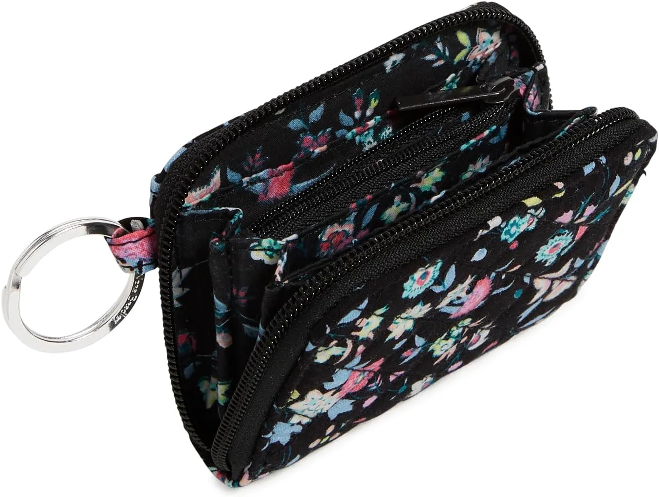 Vera Bradley Cotton Petite Zip-Around Wallet with RFID Protection