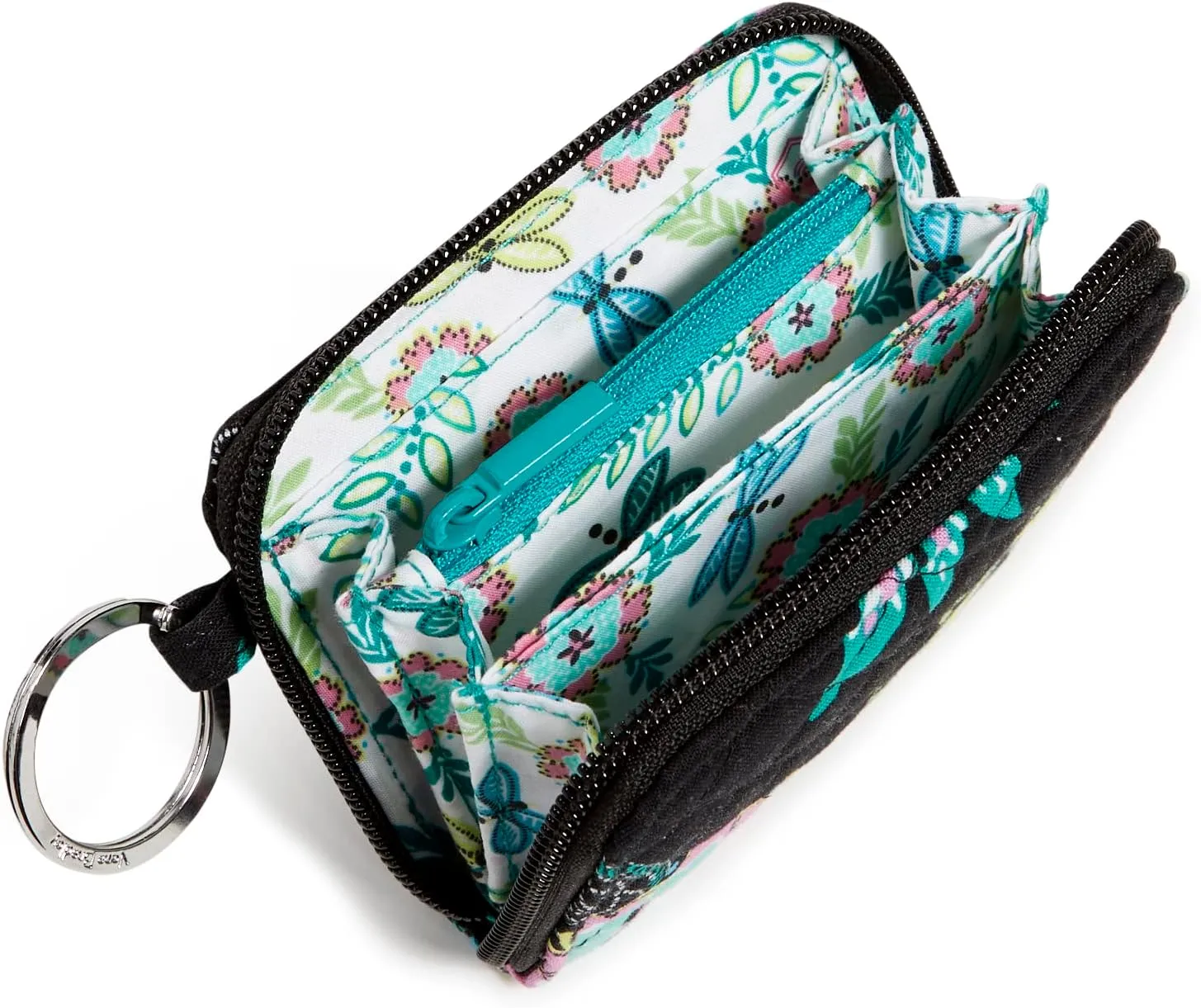 Vera Bradley Cotton Petite Zip-Around Wallet with RFID Protection