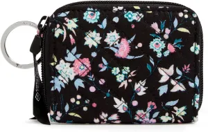 Vera Bradley Cotton Petite Zip-Around Wallet with RFID Protection