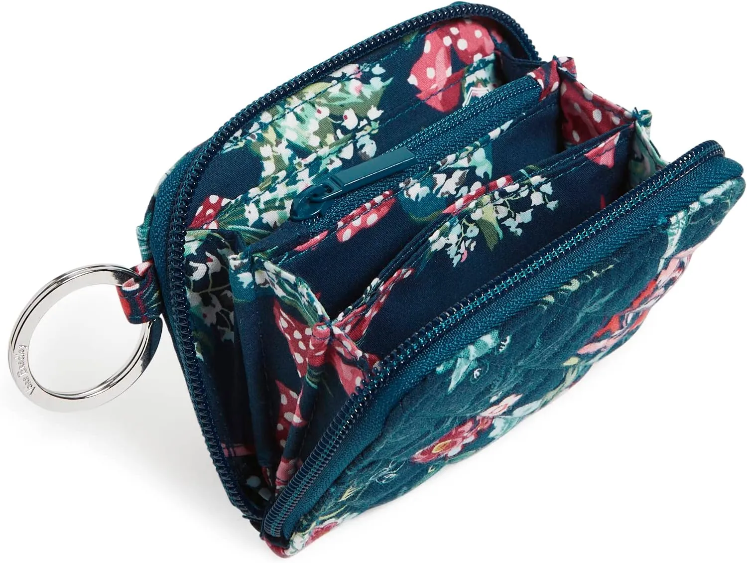 Vera Bradley Cotton Petite Zip-Around Wallet with RFID Protection