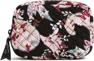 Vera Bradley Women's Cotton Zip-Around Jewelry Organizer Case Travel Accessory, Botanical Paisley, One Size
