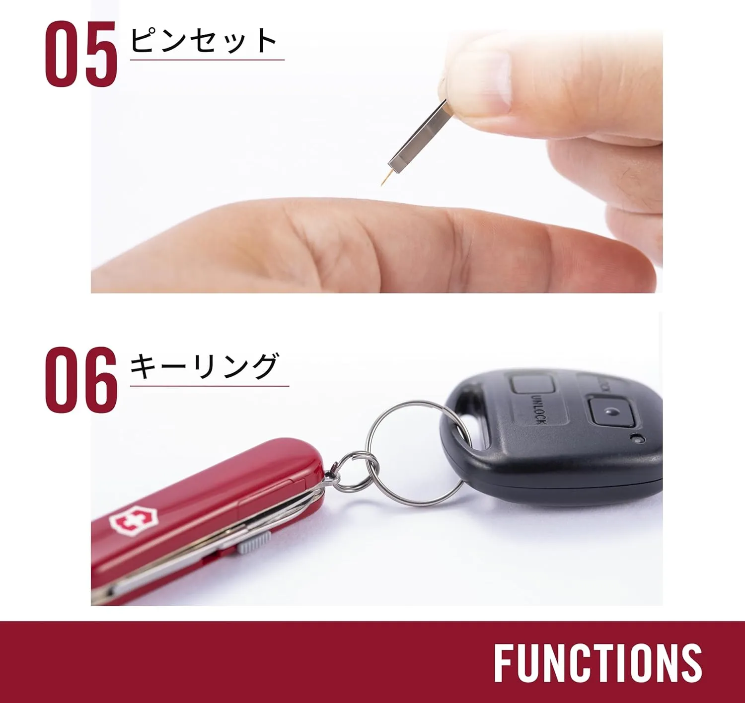 Victorinox Classic SD Swiss Army Knife, Compact, 7 Functions, Swiss Made Pocket Knife with Small Blade, Screwdriver and Key Ring - Cherry Blossom (Pink)