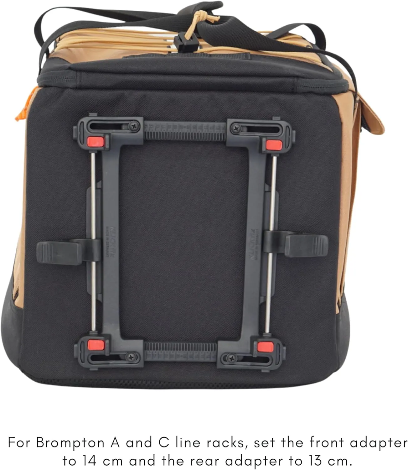 Vincita Voyage B.D.R. Bag For Folding Bike – Backpack, Duffle, Rack Bag Combo with KLICKfix UniKlip 2.0 37L | Water-Resistant, Versatile Design. (Green)